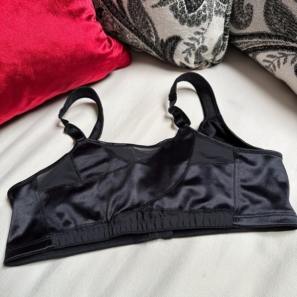 BRA 40B Playtex E525 Black Wireless Front Closure 3445 AF - Picture 3 of 7